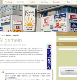 Altmark Forum – shopping center in Stendal, Germany