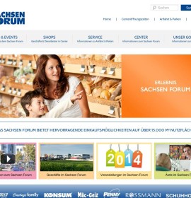 Sachsen-Forum – shopping center in Dresden, Germany